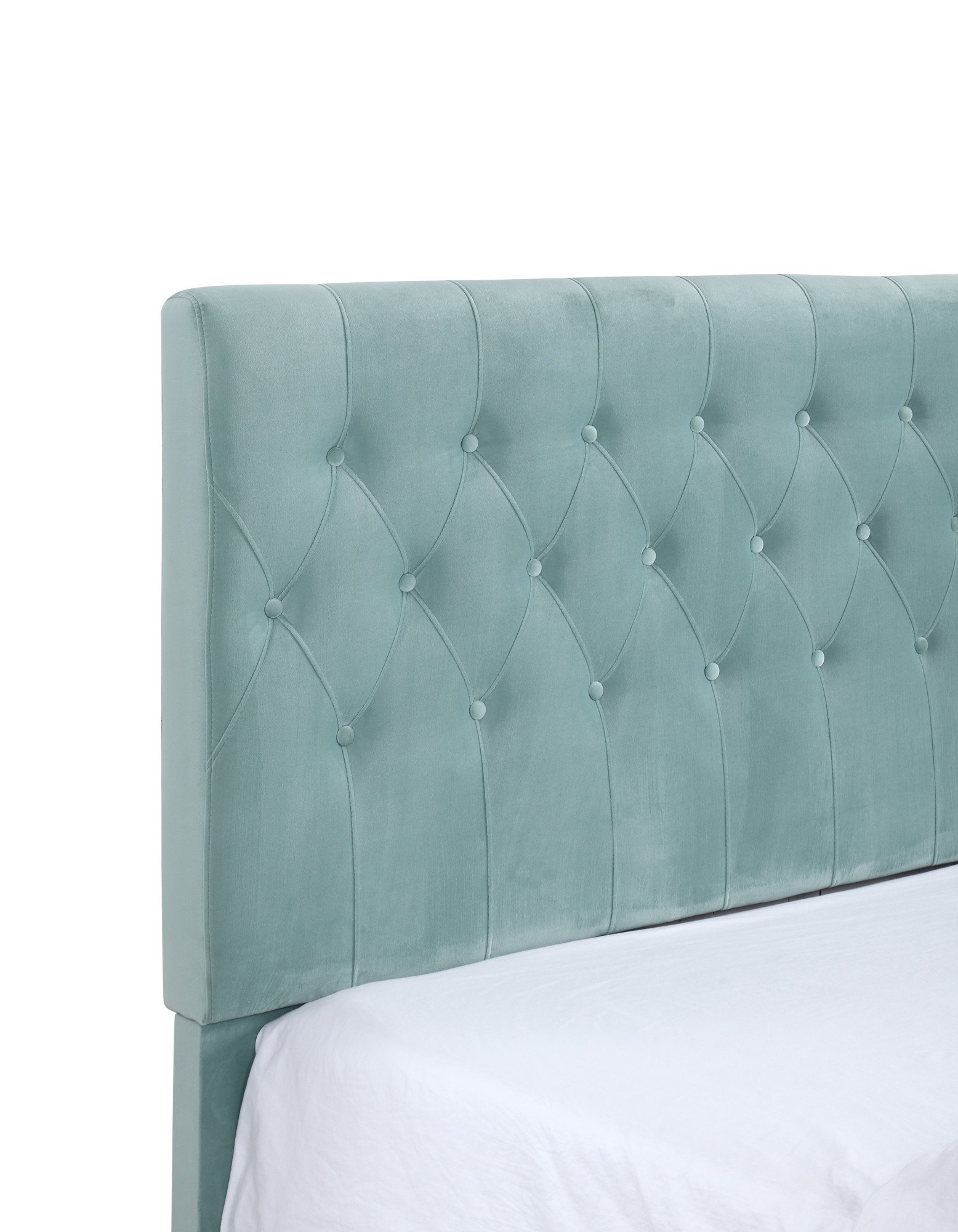 Luma - Queen Upholstered Bed - Blue - Image 3