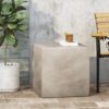 Outdoor Side Table - Light Gray - Image 2