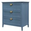 3 Drawer Cabinet For Bedroom - Blue - Image 7