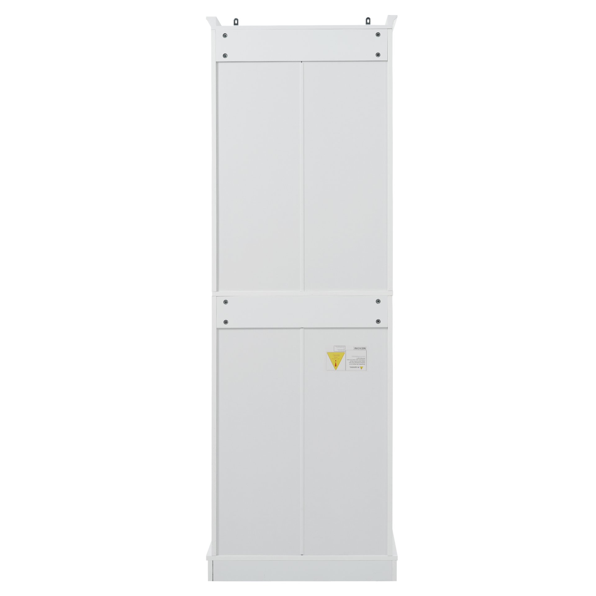 Freestanding Bathroom Vanity, Elegant Design With 4 Doors & 1 Drawer, Adjustable Shelves, Damping Hinges - White - Image 12