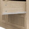 Rattan Locker With 9 Drawers And Metal Handles For Kitchen, Living Room, Bedroom - Natural - Image 7
