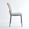 5 Piece Dining Set (Table And 4 Chairs) - Matt Black / Gray - Image 2