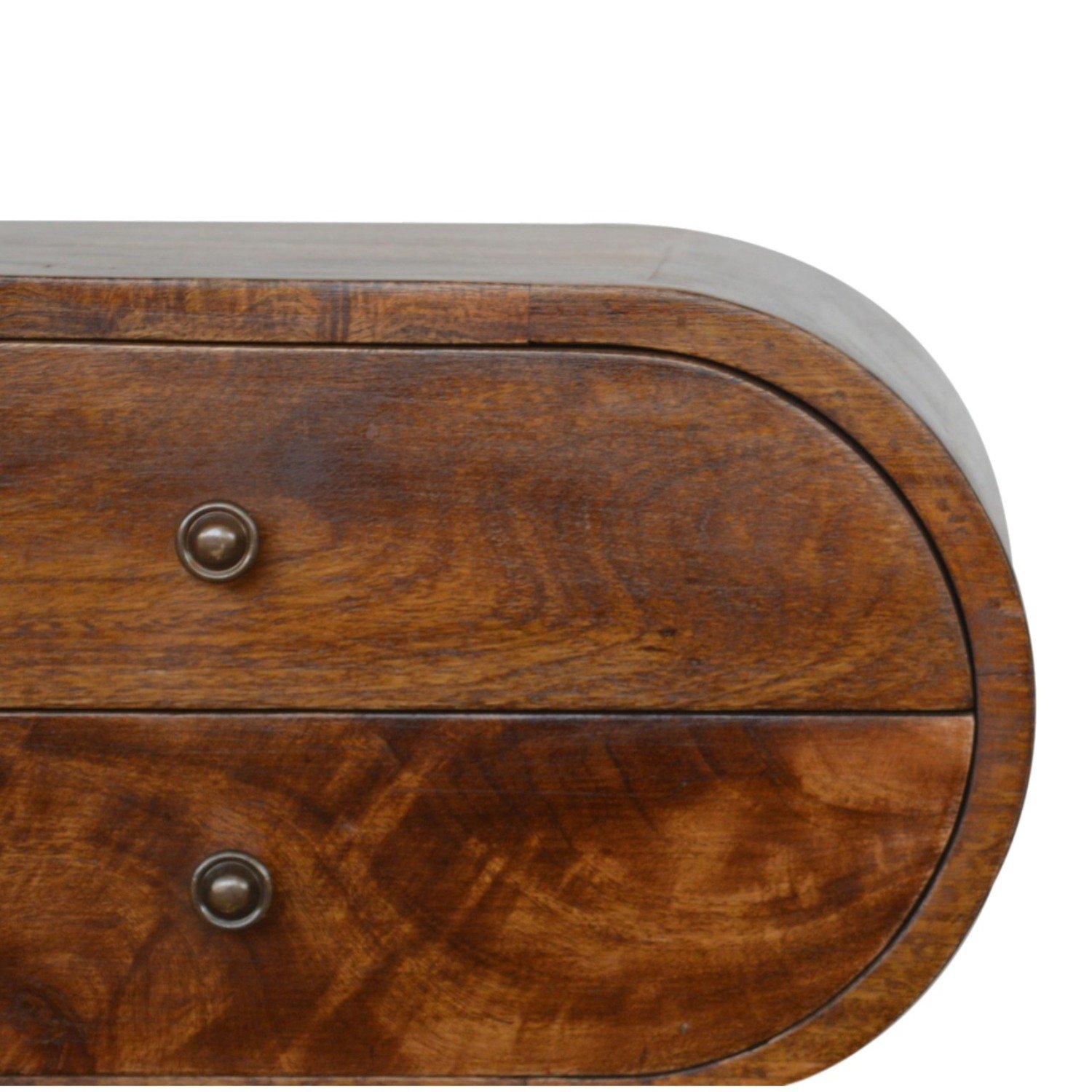Circular Nightstand - Chestnut - Image 5