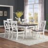 Mountina - Dining Chairs (Set of 2) - Brown / White - Image 2