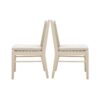 Cordoba - Dining Chair (Set of 2) Comfortable Armless Chairs - Beige - Image 6