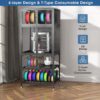 3D Printer Cabinet With Double Layer Filament Storage, Noise Reducing Design - Black - Image 4