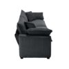 Classic & Modern Oversized 3 Piece Sectional Sofa With Deep Seats - Gray - Image 2