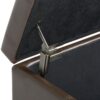 Dover - Storage Ottoman Bench - Chocolate Brown - Image 3
