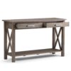 Kitchener - Console Sofa Table - Distressed Gray - Image 2
