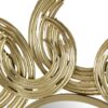 Sunburst Metal Decorative Mirror With, Boho Wall Decor Sun Mirror For Living Room Bathroom Enterway - Gold - Image 7
