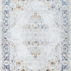 Legacy - 2'7" X 7' Area Rug Polypropylene - Multi / White