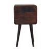 Mini Curved Nightstand - Walnut - Image 5