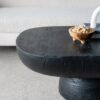 Oval Coffee Table - Black - Image 8