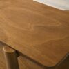 Metz - Mid-Century Modern Wood Shelf 3 Piece Coffee Table Set - Walnut - Image 6