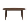 Ada - Mid-Century Modern Style Oval Dining Table - Brown - Image 19