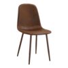 (Set of 4) Backrest AndTransfer Legs Chairs Adding A Touch Of Elegance To Minimalist And Scandinavian Style Homes - Walnut - Image 19