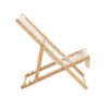 Bamboo Weaving Chair Set With Handwoven Rope For Patio And Living Spaces - Natural - Image 6