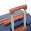 Luggage With Tsa Lock Spinner Wheels Hardside Expandable Luggage Travel Suitcase Check In Luggage ABS 24" - Blue / Brown - Image 6