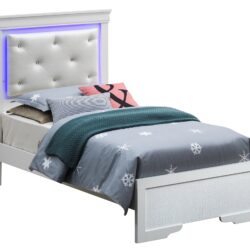Twin Bed - Silver Champagne