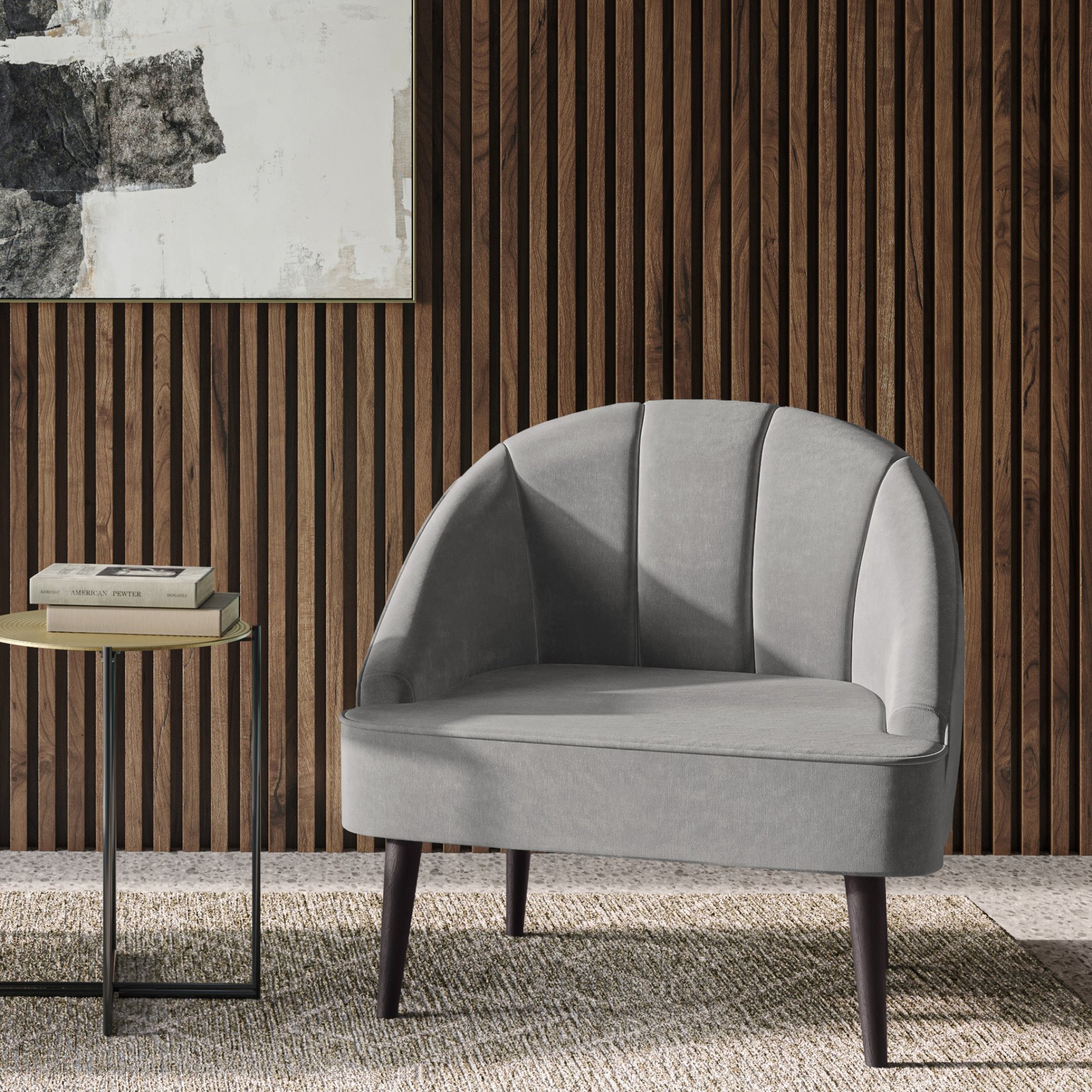 Harrah - Accent Chair - Smoky Gray - Image 10