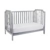 Celeste - 3 In 1 Convertible Island Crib - Light Gray - Image 5