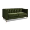 James - Modern Tuxedo Sofa - Olive Green - Image 2