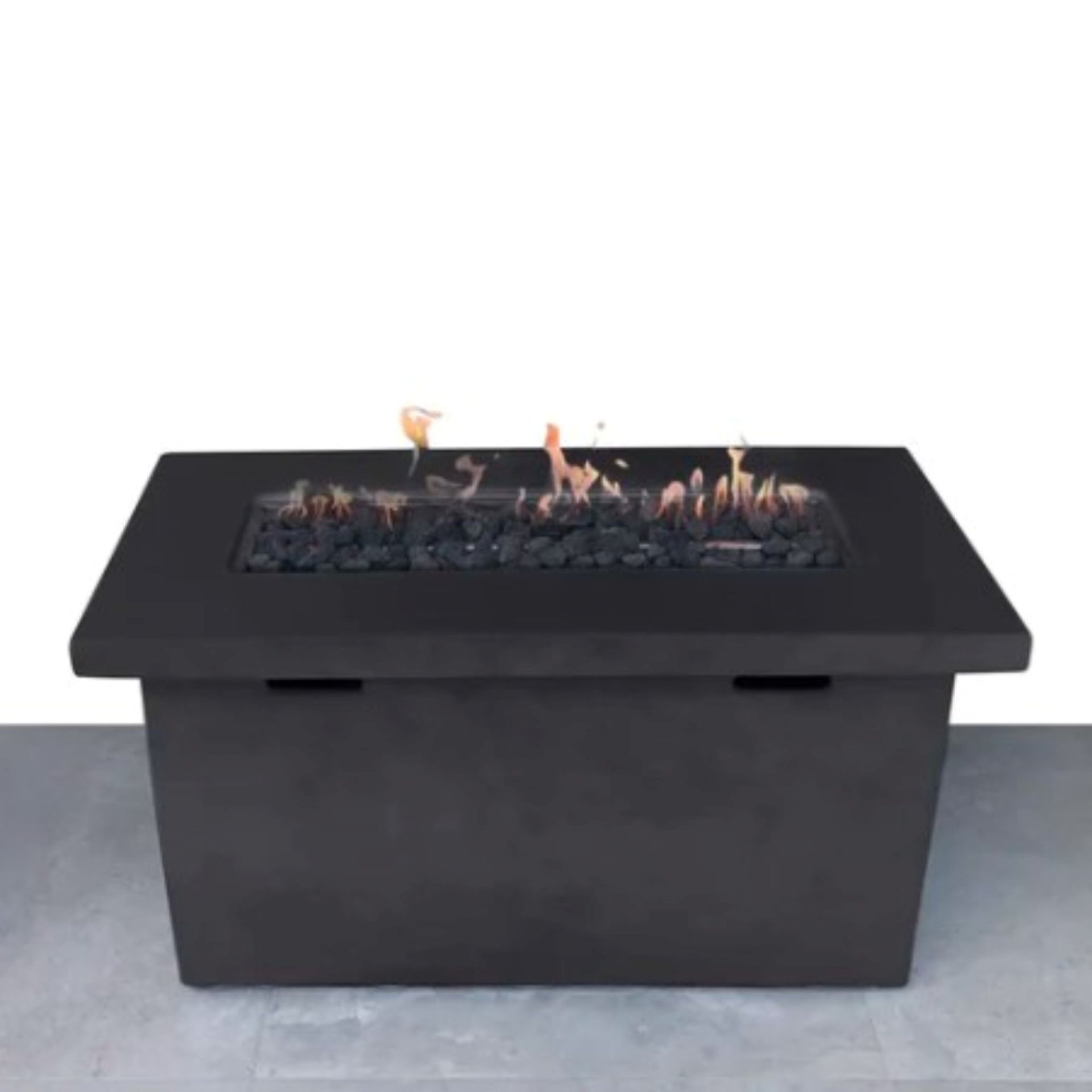 Reinforced - Propane Outdoor Fire Pit Table Durable Construction - Charcoal - Image 5