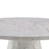 Kacey - Natural Engineered Stone Round Dining Table - Stone Gray - Image 5