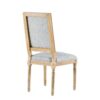 French Country Dining Chairs (Set of 6) Elegant Cane Back & Upholstered Seats Rustic Solid Rubberwood - Grayish Green - Image 12