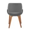 Fabrico - Mid-Century Modern Dining / Chair (Set of 2) - Walnut / Gray - Image 5