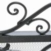 Darcie - Wrought Iron Fireplace Screen With Intricate Detailing - Black - Image 6