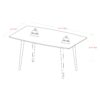 Mid-Century Modern Minimalist Dining Table - Acorn - Image 5