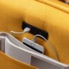 Mia - Sectional Sofa Chaise With USB Charger And Pillows - Yellow - Image 2