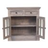 Cabinet With Glazed Doors - Gray - Image 6