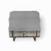 Outdoor Patio Daybed Rattan Daybed Outdoor Sunbed With Detachable Pillows For Patio, Backyard, Pool - Gray - Image 24