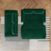 Queen Pull Out Sofa Bed, 3 In 1 Convertible Sleeper Sofa, Multi Functional Velvet Loveseat Bed - Green - Image 7