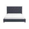 Donald - Queen Mid Century Modern Platform Bed - Gray - Image 2