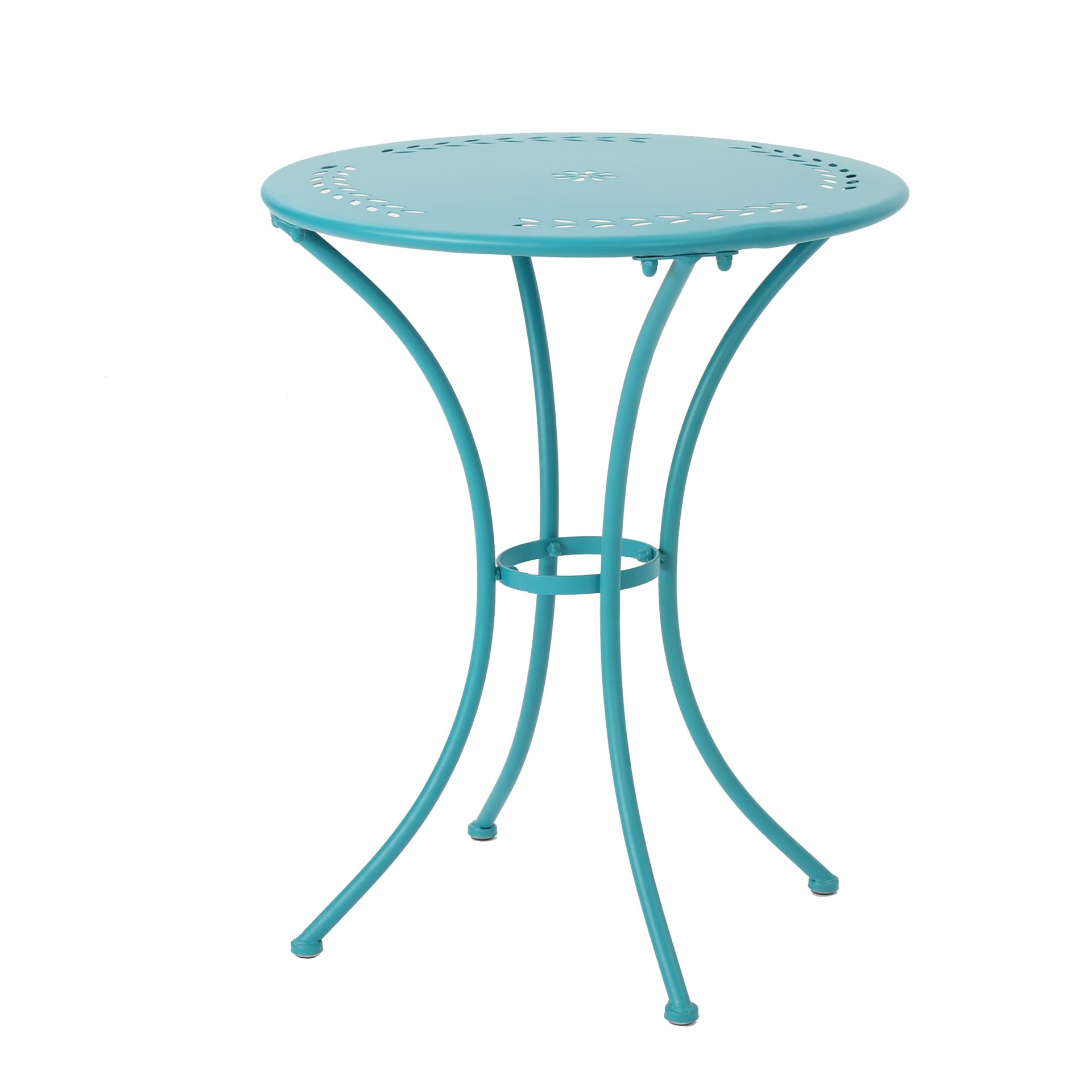 Lourdes - 3 Piece Metal Set - Teal - Image 14