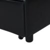 Folding Ottoman Sofa Bed Multi Functional Space Saving Design - Black - Image 12