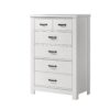 Cassini - 5 Drawer Chest - White - Image 7