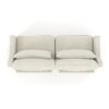 Elegant 2 Seater Sofa With Lumbar Pillows And Ergonomic Design - Beige - Image 16