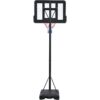 Portable Basketball Hoop Basketball System 4.76-10Ft Height Adjustable For Youth Adults LED Basketball Hoop Lights, Colorful Lights, Waterproof, Super Bright To Play At Night Outdoors, Good Gift For Kid - Black - Image 18