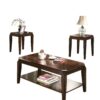 Docila - 3 Piece Pack Coffee With End Table (Set of 3) - Walnut - Image 11