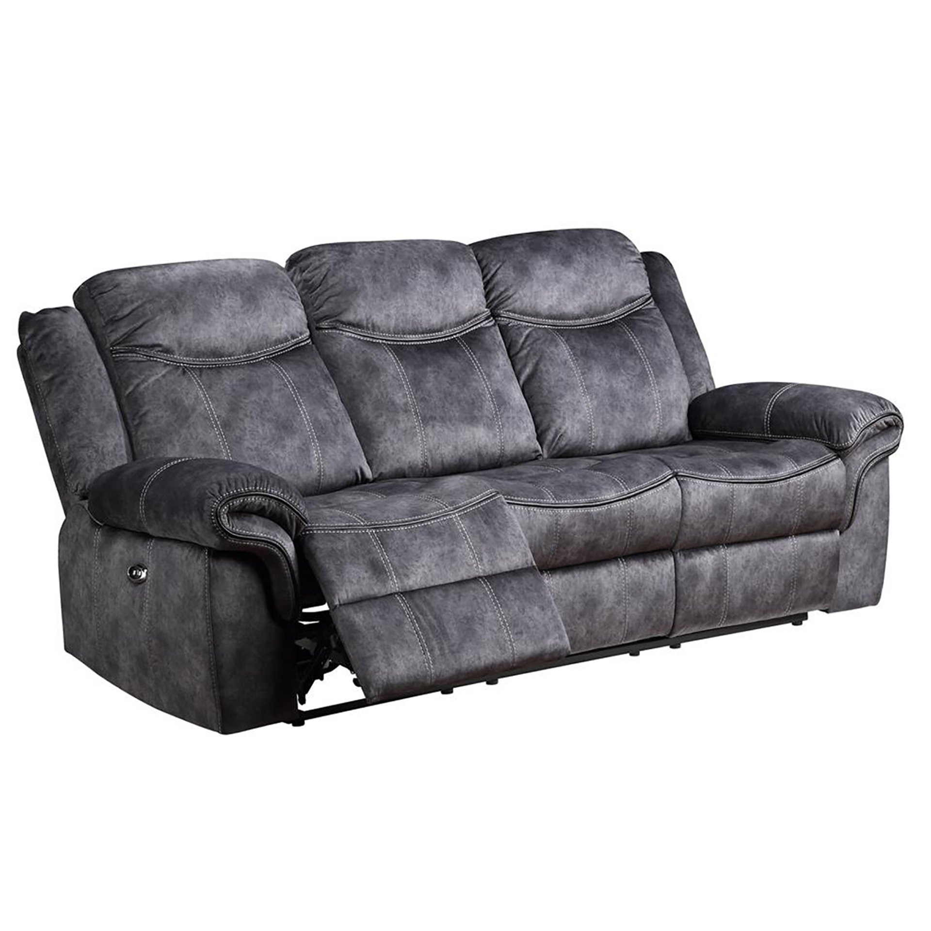 Jimny - Domino Power Reclining Sofa - Granite - Image 4
