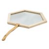 Harlan - Hexagon Mirror - Beige Brown - Image 2