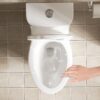 Gloss 1 Piece Toilet With Dual Flush And Rimless Bowl - Gloss White - Image 8