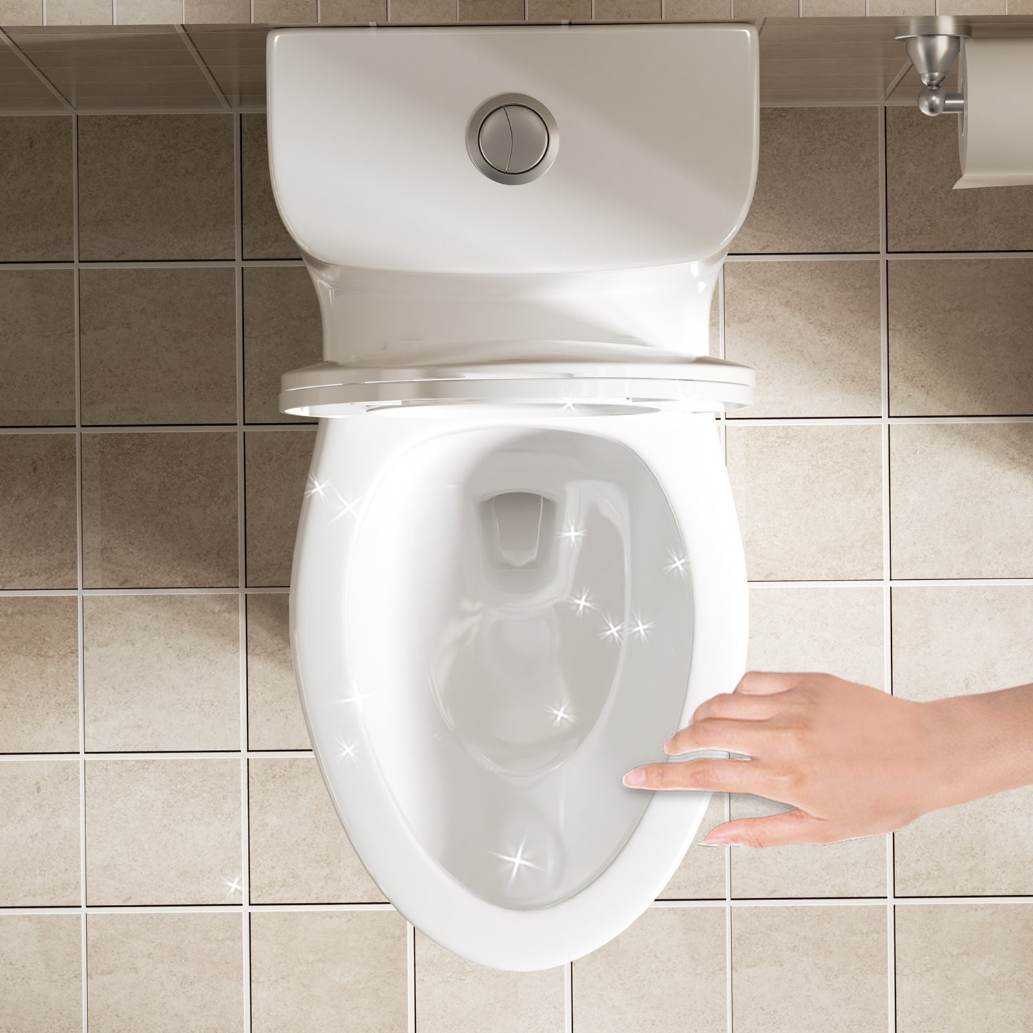 Gloss 1 Piece Toilet With Dual Flush And Rimless Bowl - Gloss White - Image 8