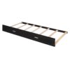 Full Over Full Bunk Bed With Twin Size Trundle And Staircase - Espresso - Image 3