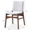 Gusto - Dining Chair (Set of 2) - Brown / Light Gray - Image 11