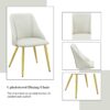 Gaines - Synthetic Leather Side Chair (Set of 2) - White - Image 8